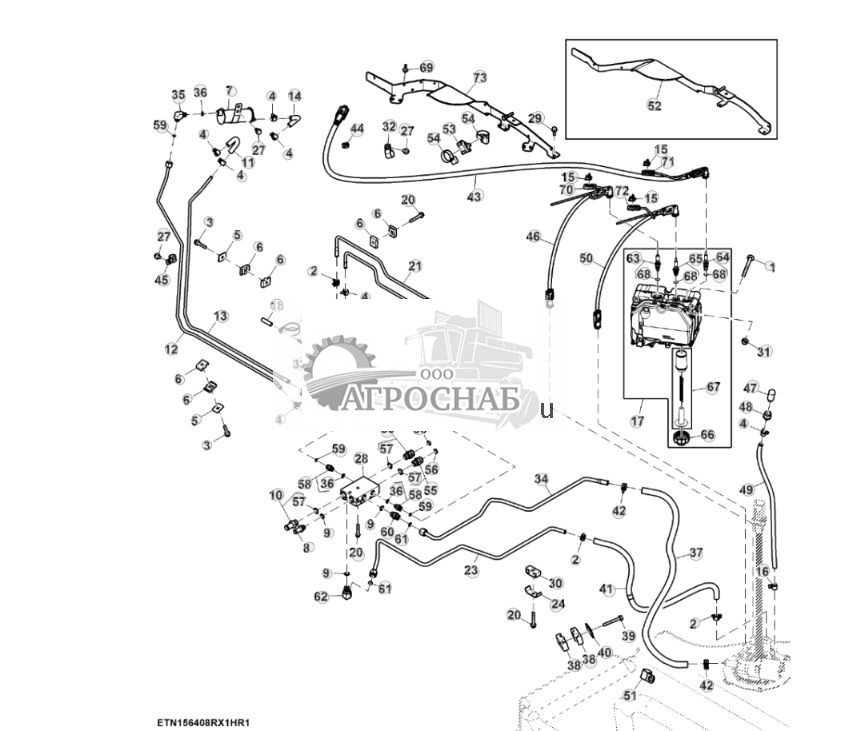 Трубопроводы и насосы жидкости для очистки дизельных выхлопных газов, двигатель объемом 15,0 L (802000 - 807000) - ST872654 201.jpg
